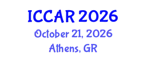 International Conference on Control, Automation and Robotics (ICCAR) October 21, 2026 - Athens, Greece