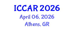International Conference on Control, Automation and Robotics (ICCAR) April 06, 2026 - Athens, Greece