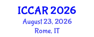 International Conference on Control, Automation and Robotics (ICCAR) August 23, 2026 - Rome, Italy