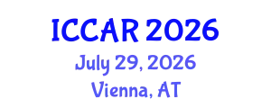 International Conference on Control, Automation and Robotics (ICCAR) July 29, 2026 - Vienna, Austria