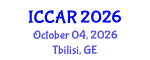 International Conference on Control, Automation and Robotics (ICCAR) October 04, 2026 - Tbilisi, Georgia