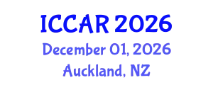 International Conference on Control, Automation and Robotics (ICCAR) December 01, 2026 - Auckland, New Zealand