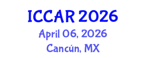 International Conference on Control, Automation and Robotics (ICCAR) April 06, 2026 - Cancún, Mexico