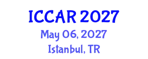 International Conference on Control, Automation and Robotics (ICCAR) May 06, 2027 - Istanbul, Turkey