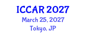 International Conference on Control, Automation and Robotics (ICCAR) March 25, 2027 - Tokyo, Japan