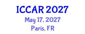 International Conference on Control, Automation and Robotics (ICCAR) May 17, 2027 - Paris, France