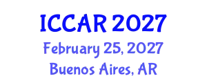 International Conference on Control, Automation and Robotics (ICCAR) February 25, 2027 - Buenos Aires, Argentina