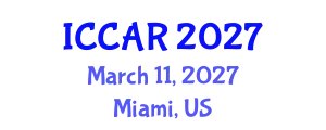 International Conference on Control, Automation and Robotics (ICCAR) March 11, 2027 - Miami, United States