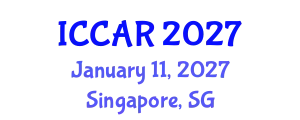 International Conference on Control, Automation and Robotics (ICCAR) January 11, 2027 - Singapore, Singapore