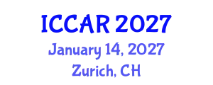International Conference on Control, Automation and Robotics (ICCAR) January 14, 2027 - Zurich, Switzerland