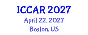 International Conference on Control, Automation and Robotics (ICCAR) April 22, 2027 - Boston, United States