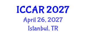 International Conference on Control, Automation and Robotics (ICCAR) April 26, 2027 - Istanbul, Turkey