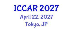 International Conference on Control, Automation and Robotics (ICCAR) April 22, 2027 - Tokyo, Japan