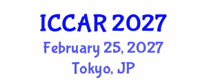 International Conference on Control, Automation and Robotics (ICCAR) February 25, 2027 - Tokyo, Japan