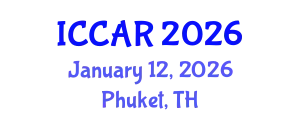 International Conference on Control, Automation and Robotics (ICCAR) January 12, 2026 - Phuket, Thailand
