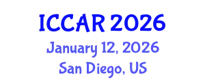 International Conference on Control, Automation and Robotics (ICCAR) January 12, 2026 - San Diego, United States