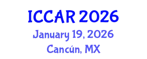 International Conference on Control, Automation and Robotics (ICCAR) January 19, 2026 - Cancún, Mexico