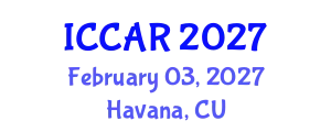 International Conference on Control, Automation and Robotics (ICCAR) February 03, 2027 - Havana, Cuba