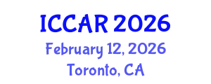 International Conference on Control, Automation and Robotics (ICCAR) February 12, 2026 - Toronto, Canada