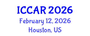 International Conference on Control, Automation and Robotics (ICCAR) February 12, 2026 - Houston, United States