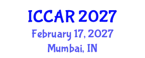 International Conference on Control, Automation and Robotics (ICCAR) February 17, 2027 - Mumbai, India
