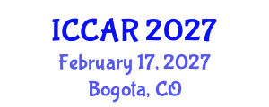 International Conference on Control, Automation and Robotics (ICCAR) February 17, 2027 - Bogota, Colombia