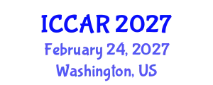International Conference on Control, Automation and Robotics (ICCAR) February 24, 2027 - Washington, United States