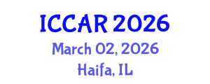 International Conference on Control, Automation and Robotics (ICCAR) March 02, 2026 - Haifa, Israel
