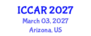 International Conference on Control, Automation and Robotics (ICCAR) March 03, 2027 - Arizona, United States