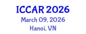 International Conference on Control, Automation and Robotics (ICCAR) March 09, 2026 - Hanoi, Vietnam