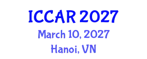 International Conference on Control, Automation and Robotics (ICCAR) March 10, 2027 - Hanoi, Vietnam