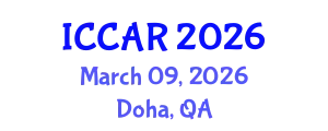 International Conference on Control, Automation and Robotics (ICCAR) March 09, 2026 - Doha, Qatar