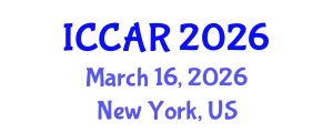 International Conference on Control, Automation and Robotics (ICCAR) March 16, 2026 - New York, United States