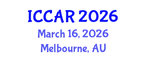 International Conference on Control, Automation and Robotics (ICCAR) March 16, 2026 - Melbourne, Australia