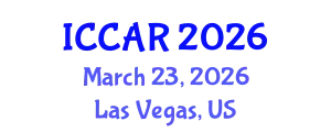 International Conference on Control, Automation and Robotics (ICCAR) March 23, 2026 - Las Vegas, United States