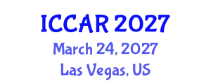 International Conference on Control, Automation and Robotics (ICCAR) March 24, 2027 - Las Vegas, United States