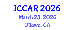 International Conference on Control, Automation and Robotics (ICCAR) March 23, 2026 - Ottawa, Canada