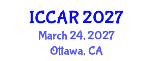 International Conference on Control, Automation and Robotics (ICCAR) March 24, 2027 - Ottawa, Canada