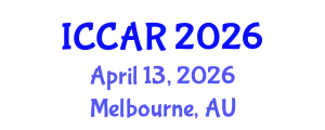 International Conference on Control, Automation and Robotics (ICCAR) April 13, 2026 - Melbourne, Australia