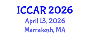 International Conference on Control, Automation and Robotics (ICCAR) April 13, 2026 - Marrakesh, Morocco