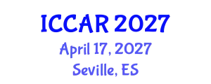 International Conference on Control, Automation and Robotics (ICCAR) April 17, 2027 - Seville, Spain