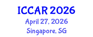 International Conference on Control, Automation and Robotics (ICCAR) April 27, 2026 - Singapore, Singapore