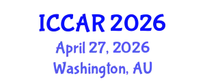 International Conference on Control, Automation and Robotics (ICCAR) April 27, 2026 - Washington, Australia