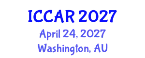 International Conference on Control, Automation and Robotics (ICCAR) April 24, 2027 - Washington, Australia