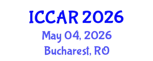 International Conference on Control, Automation and Robotics (ICCAR) May 04, 2026 - Bucharest, Romania
