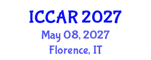 International Conference on Control, Automation and Robotics (ICCAR) May 08, 2027 - Florence, Italy