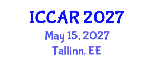 International Conference on Control, Automation and Robotics (ICCAR) May 15, 2027 - Tallinn, Estonia