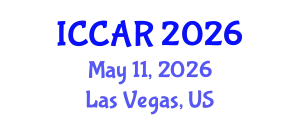 International Conference on Control, Automation and Robotics (ICCAR) May 11, 2026 - Las Vegas, United States