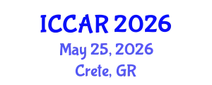 International Conference on Control, Automation and Robotics (ICCAR) May 25, 2026 - Crete, Greece