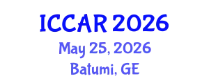 International Conference on Control, Automation and Robotics (ICCAR) May 25, 2026 - Batumi, Georgia